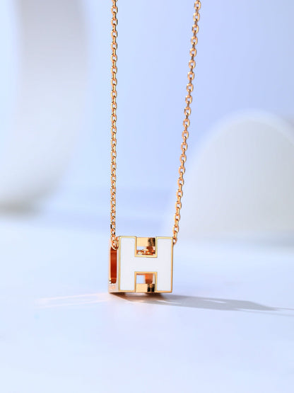 [LORA]H CAGE PINK GOLD NECKLACE