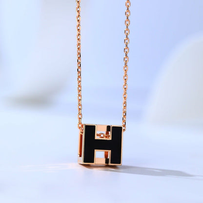 [LORA]H CAGE PINK GOLD NECKLACE
