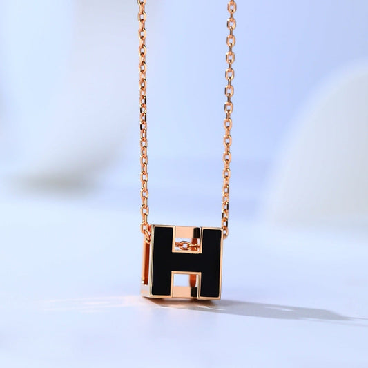 [LORA]H CAGE PINK GOLD NECKLACE