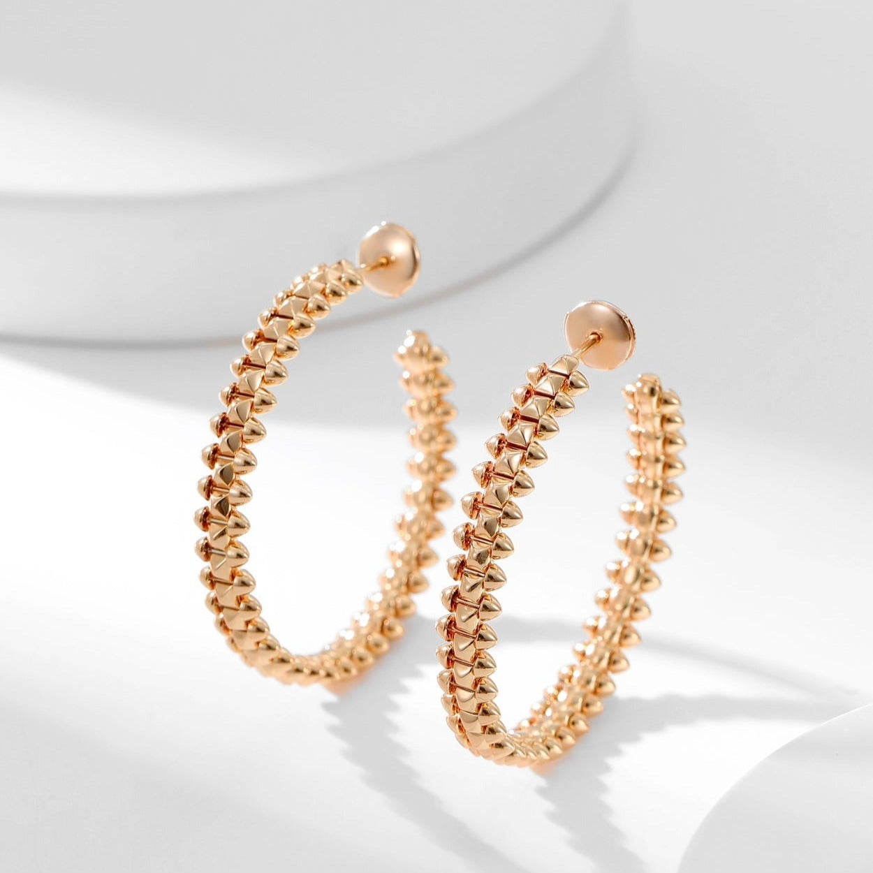 [LORA] CLASH HOOP LARGE EARRINGS