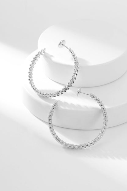 [LORA]CLASH HOOP EARRINGS
