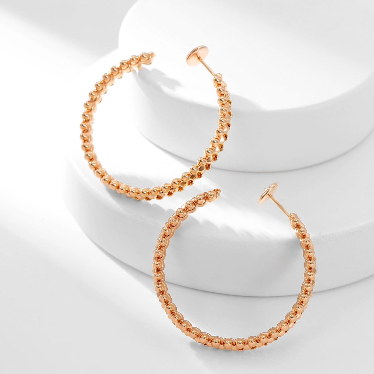 [LORA] CLASH HOOP LARGE EARRINGS