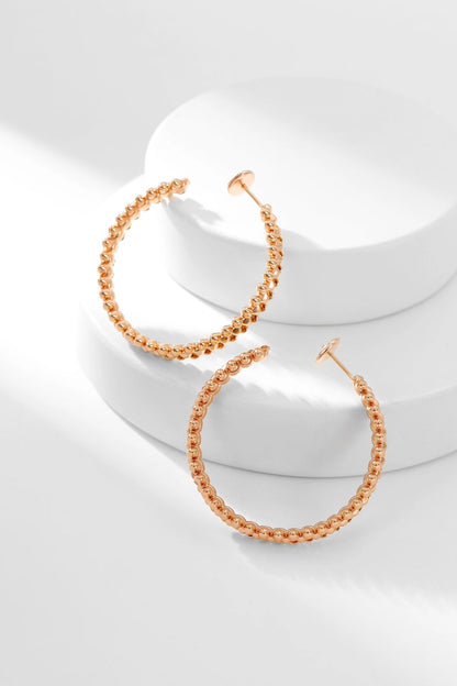 [LORA]CLASH HOOP EARRINGS
