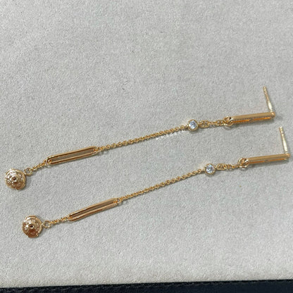 [LORA]CHAINE CHAOS DIAMOND DROP EARRINGS