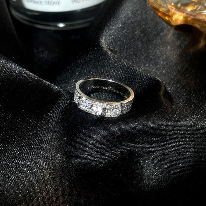 [LORA]KELLY SILVER DIAMOND RING