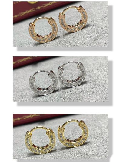 [LORA]LOVE DIAMOND EARRINGS
