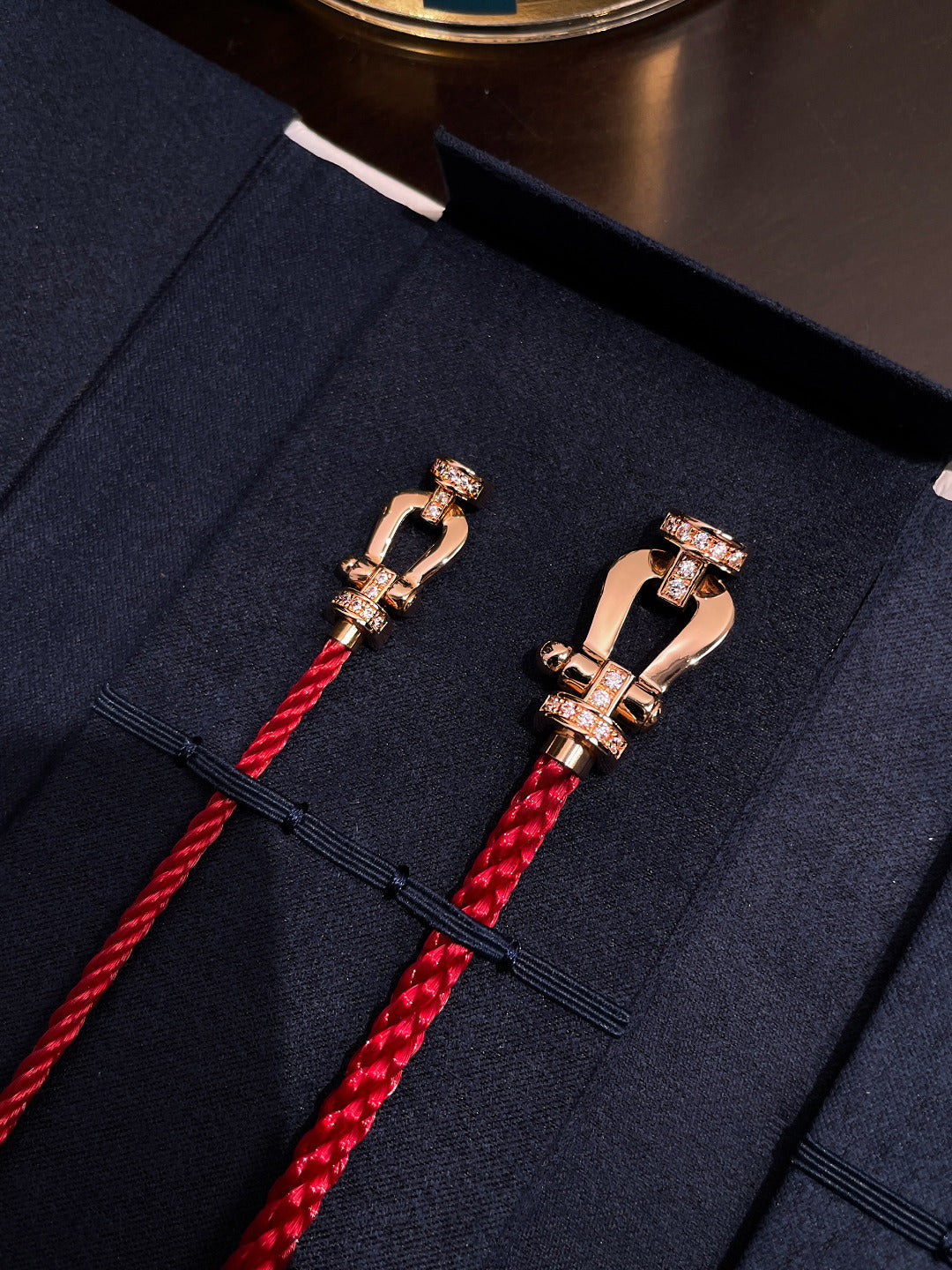 [LORA]FORCE 10 HALF DIAMOND PINK GOLD RED CORDERI LARGE AND MEDIUM MODEL
