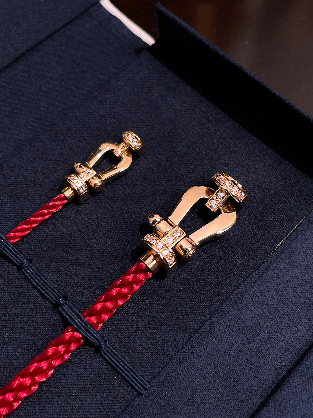 [LORA]FORCE 10 HALF DIAMOND PINK GOLD RED CORDERI LARGE AND MEDIUM MODEL