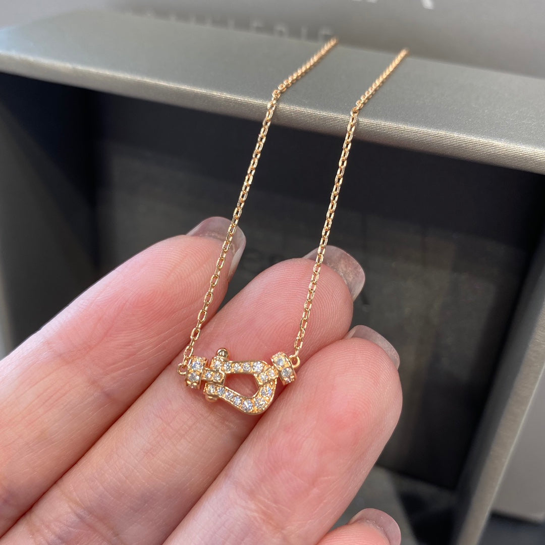 [LORA]FORCE 10 DIAMOND PINK GOLD NECKLACE MINI MODEL