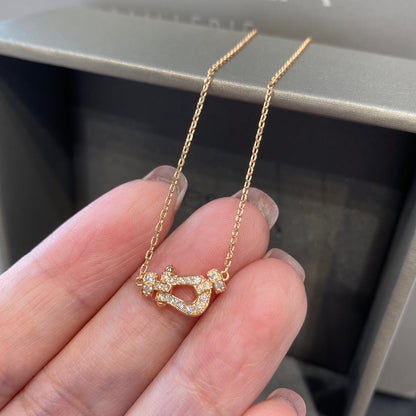 [LORA]FORCE 10 DIAMOND PINK GOLD NECKLACE MINI MODEL