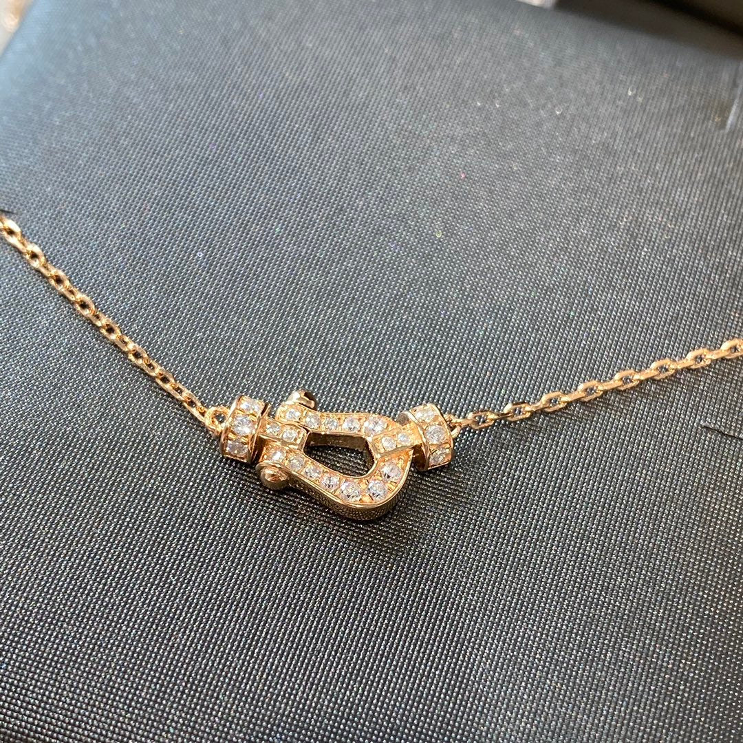 [LORA]FORCE 10 DIAMOND PINK GOLD NECKLACE MINI MODEL
