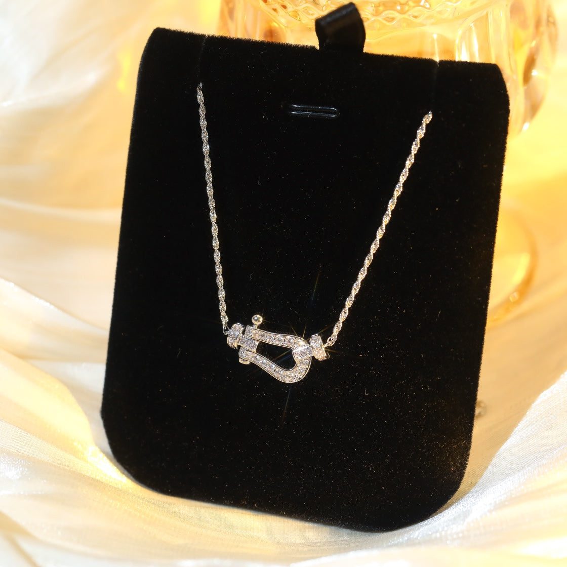 [LORA]FORCE 10 DIAMOND SILVER NECKLACE MINI MODEL