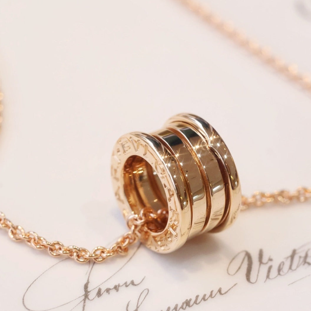 [LORA]ZERO 1 PINK GOLD NECKLACE