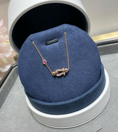 [LORA]FORCE 10 DIAMOND CHAIN LINK PINK GOLD BRACELET