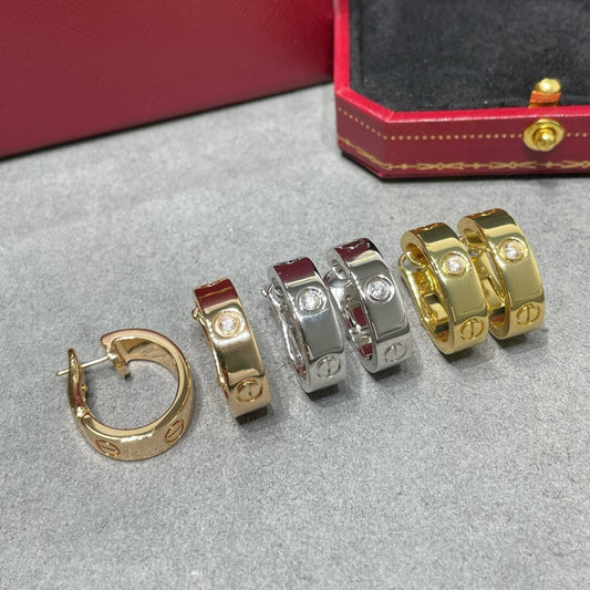 [LORA]LOVE 5.5MM 1 DIAMOND EARRINGS