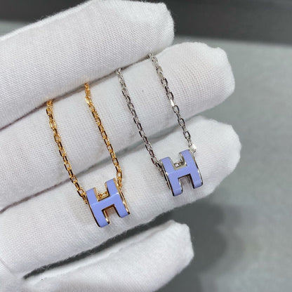[LORA]MINI POP H NECKLACE