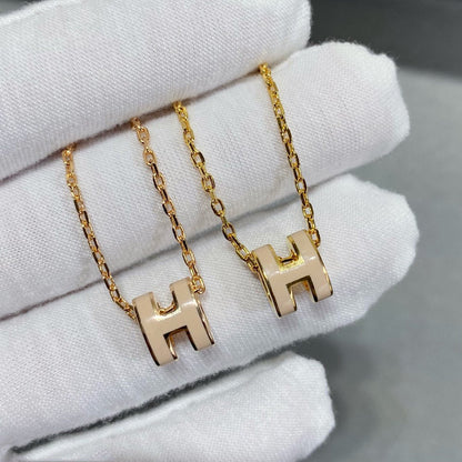 [LORA]MINI POP H NECKLACE