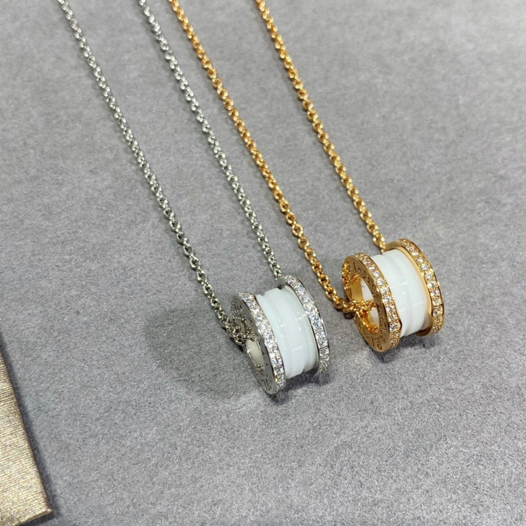 [LORA]ZERO 1 DIAMOND CERAMIC NECKLACE