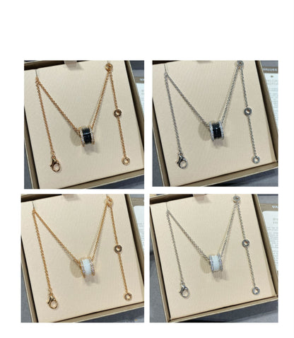 [LORA]ZERO 1 DIAMOND CERAMIC NECKLACE