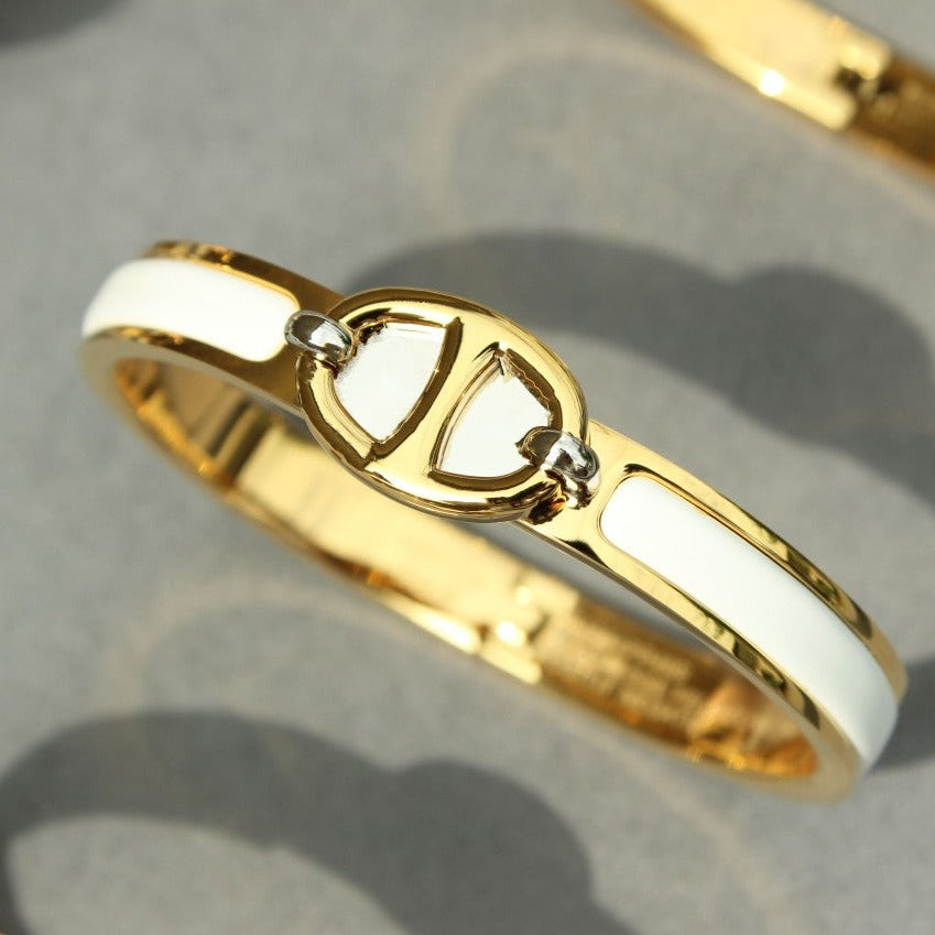 [LORA]CLIC CHAINE GOLD BRACELET