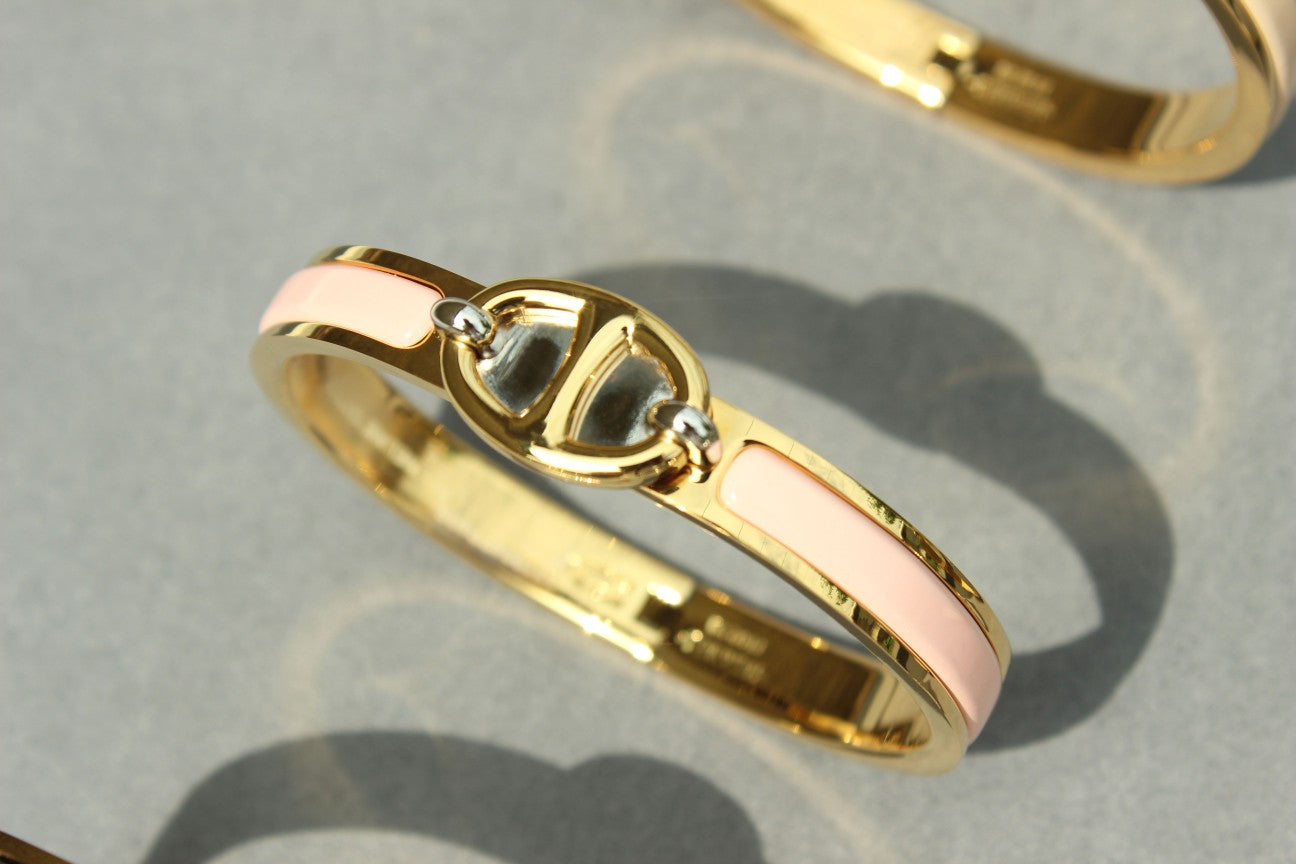 [LORA]CLIC CHAINE GOLD BRACELET