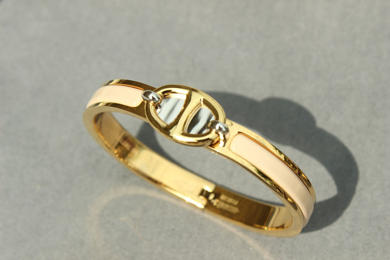[LORA]CLIC CHAINE GOLD BRACELET