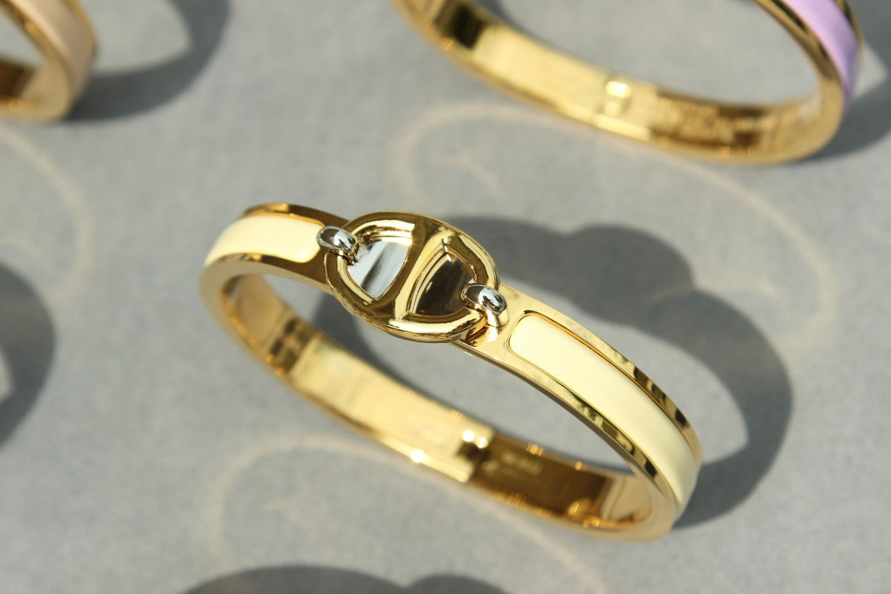 [LORA]CLIC CHAINE GOLD BRACELET