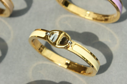 [LORA]CLIC CHAINE GOLD BRACELET