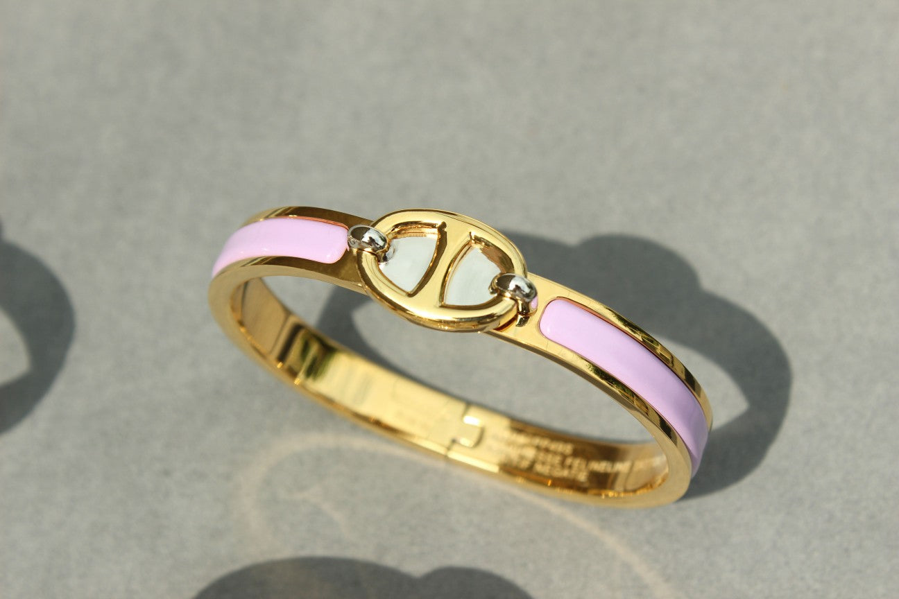 [LORA]CLIC CHAINE GOLD BRACELET