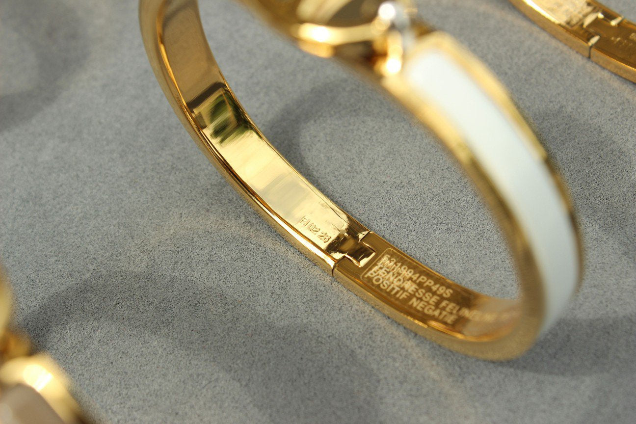 [LORA]CLIC CHAINE GOLD BRACELET