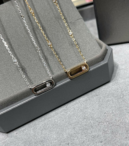 [LORA] MOVE UNO DIAMOND NECKLACE
