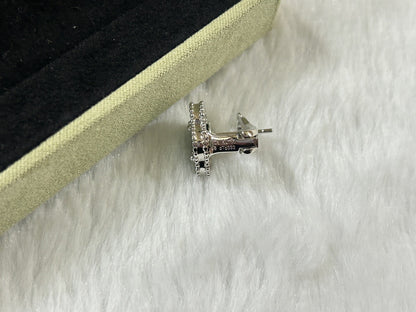 [LORA]CLOVER PIETERSITE MEDIUM STUD EARRINGS
