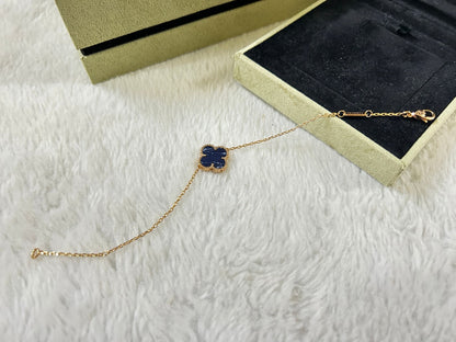[Lora]CLOVER 1 MOTIF PIETERSITE BRACELET