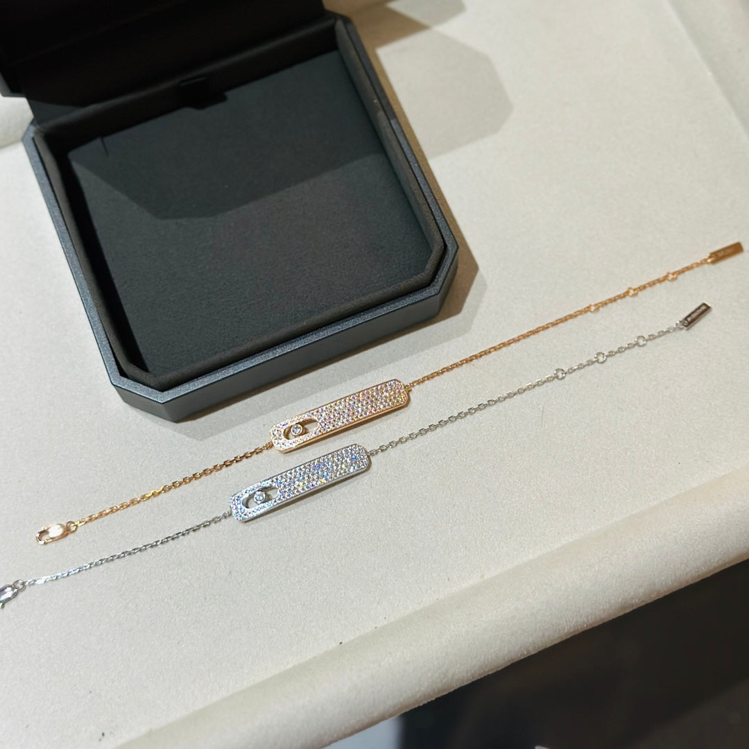 [LORA] MOVE CLASSIQUE DIAMOND PAVED BRACELET