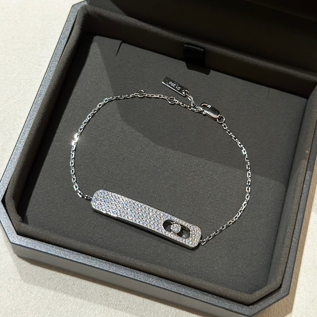 [LORA] MOVE CLASSIQUE DIAMOND PAVED BRACELET