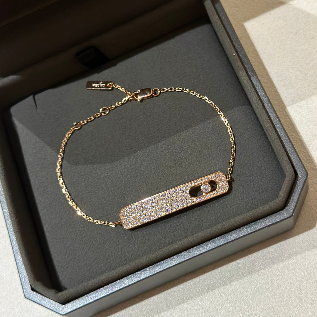 [LORA] MOVE CLASSIQUE DIAMOND PAVED BRACELET