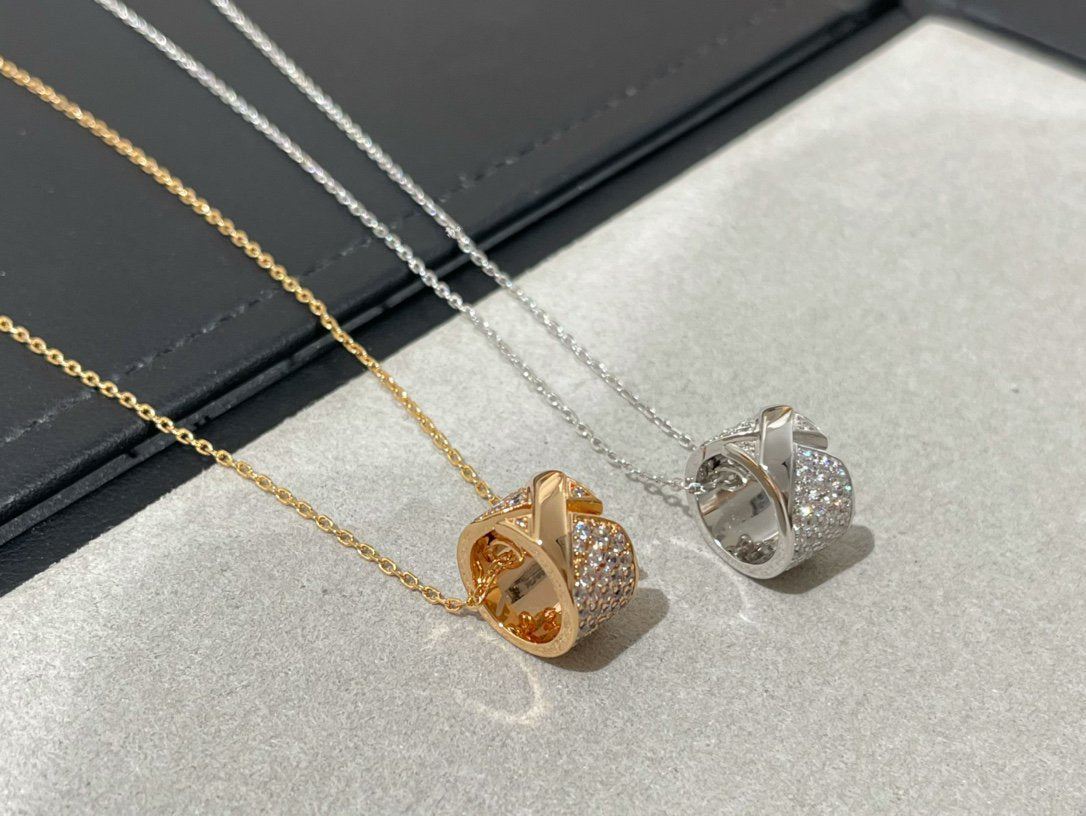 [LORA]LIENS EVIDENCE DIAMOND PAVED NECKLACE
