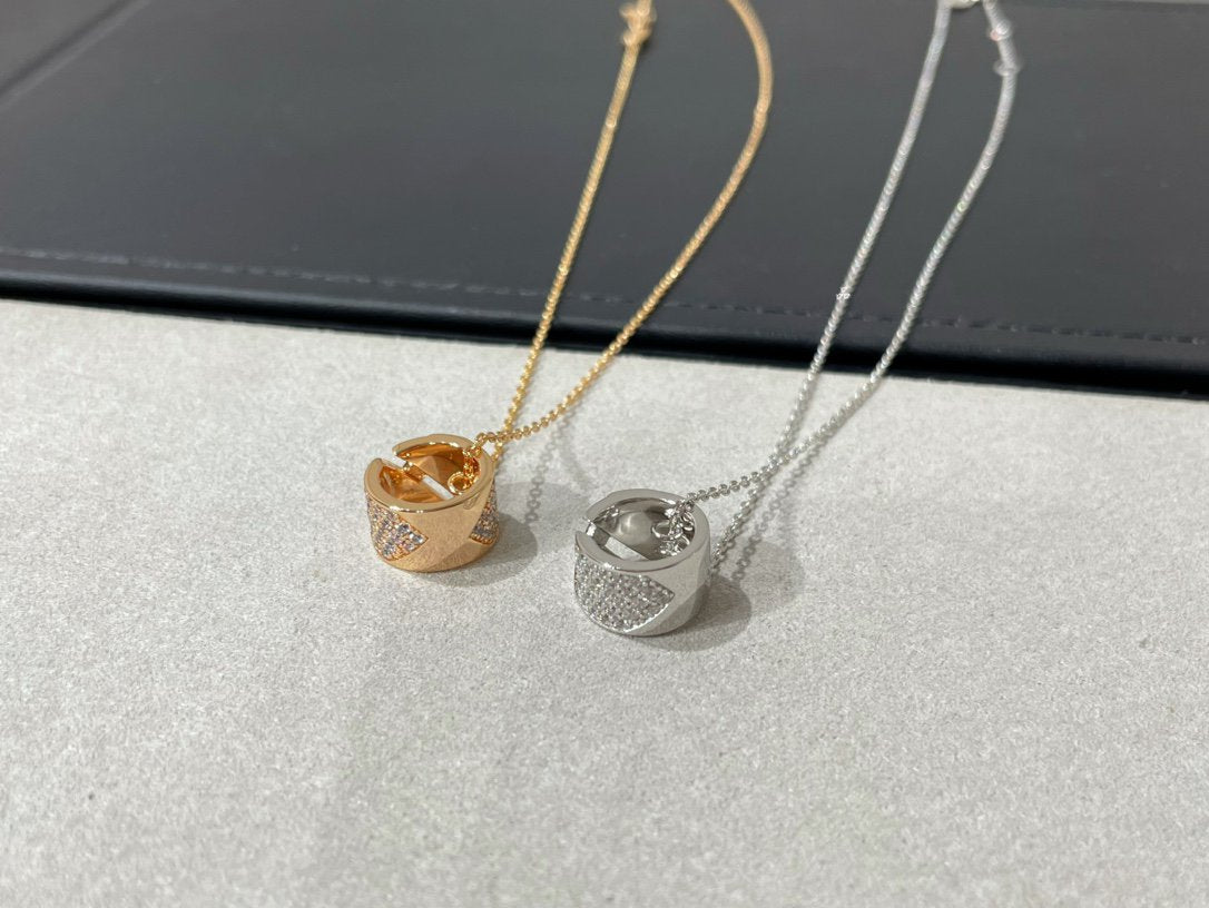 [LORA]LIENS EVIDENCE DIAMOND PAVED NECKLACE