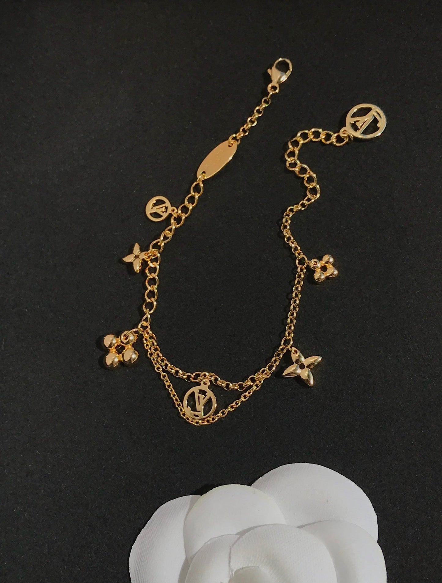 [LORA]LORAING PINK GOLD MOP BRACELET