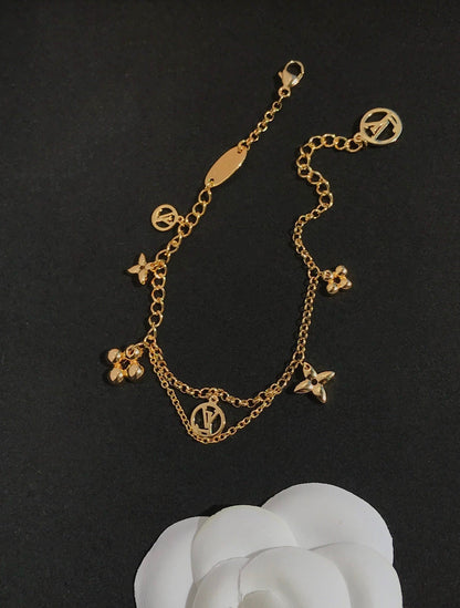 [LORA]LORAING PINK GOLD MOP BRACELET
