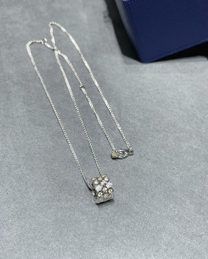 [LORA]BEE LOVE DIAMOND PAVED 3 ROW NECKLACE
