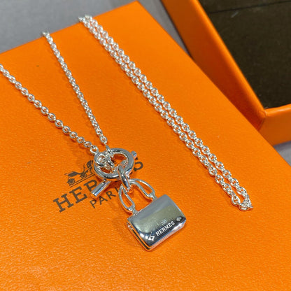 [LORA]CONSTANCE PEDANT SILVER NECKLACE