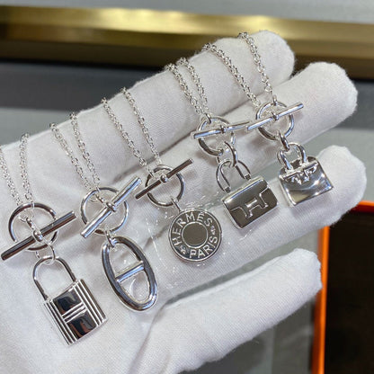 [LORA]CONSTANCE PEDANT SILVER NECKLACE