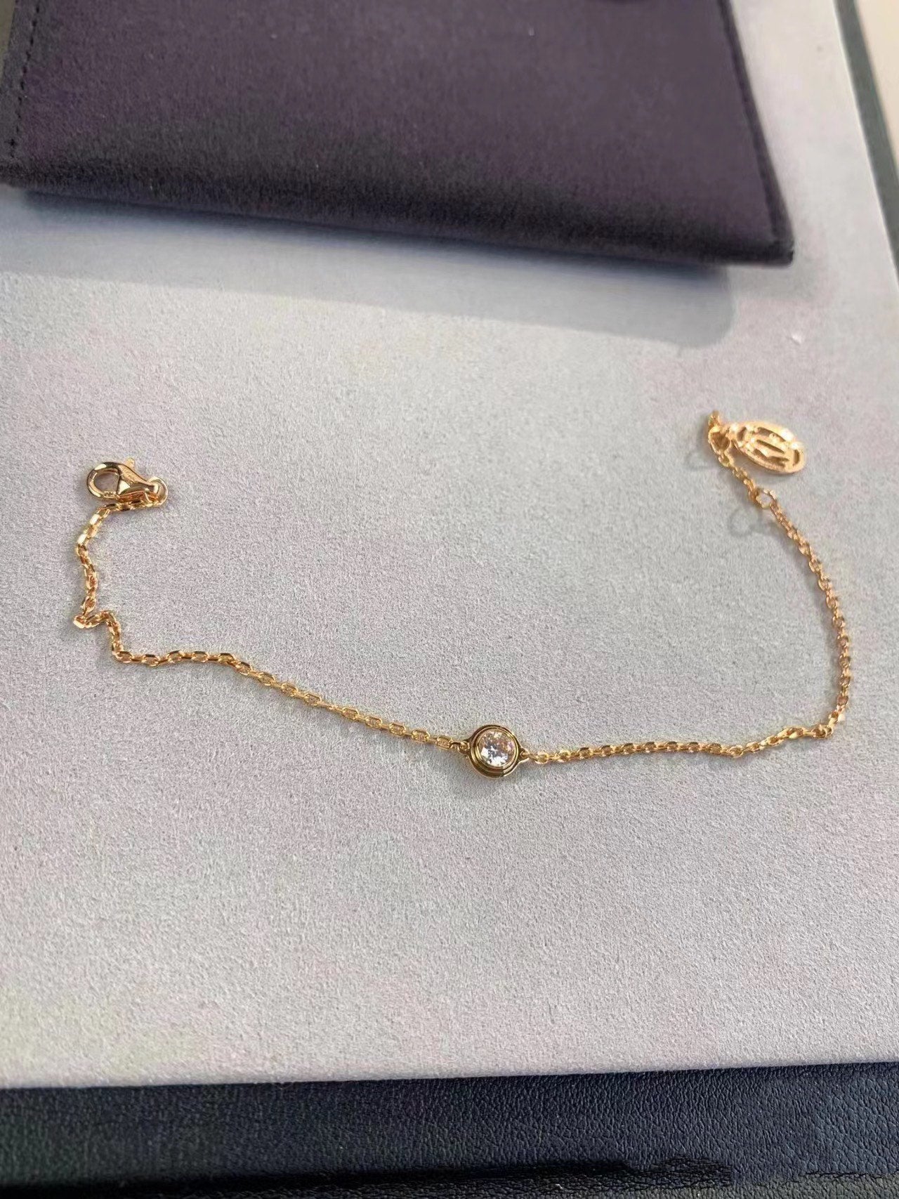 [LORA]DAMOUR DIAMOND LINK BRACELET