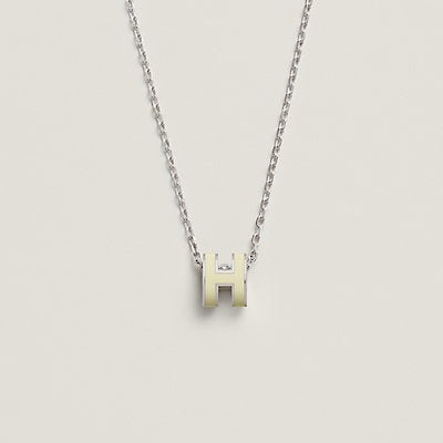 [LORA]HM CLIC YELLOW ENAMEL GOLD NECKLACE