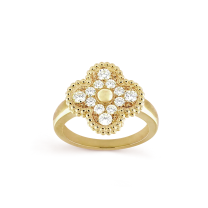 [LORA]CLOVER DIAMOND RING