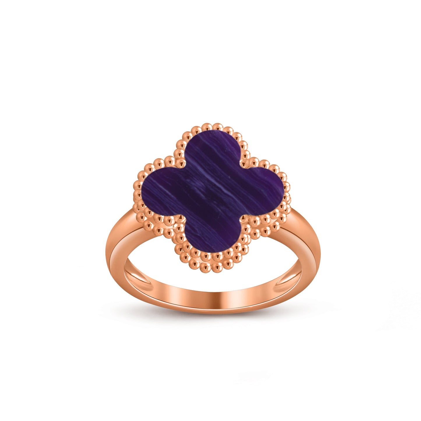 [Lora]CLOVER RING ROSE GOLD COLLECTION