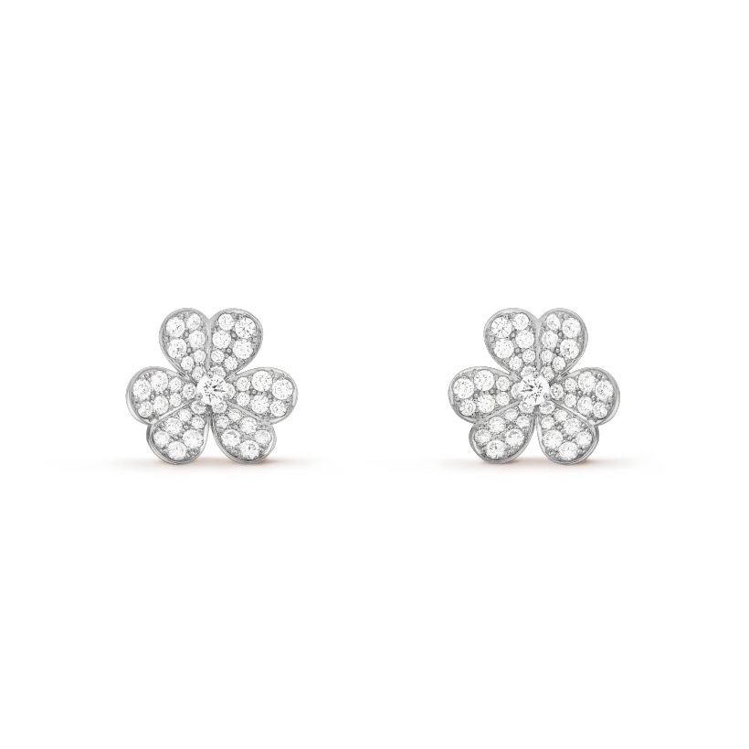 [Lora]CLOVER COMOS DIAMOND EARRINGS SILVER