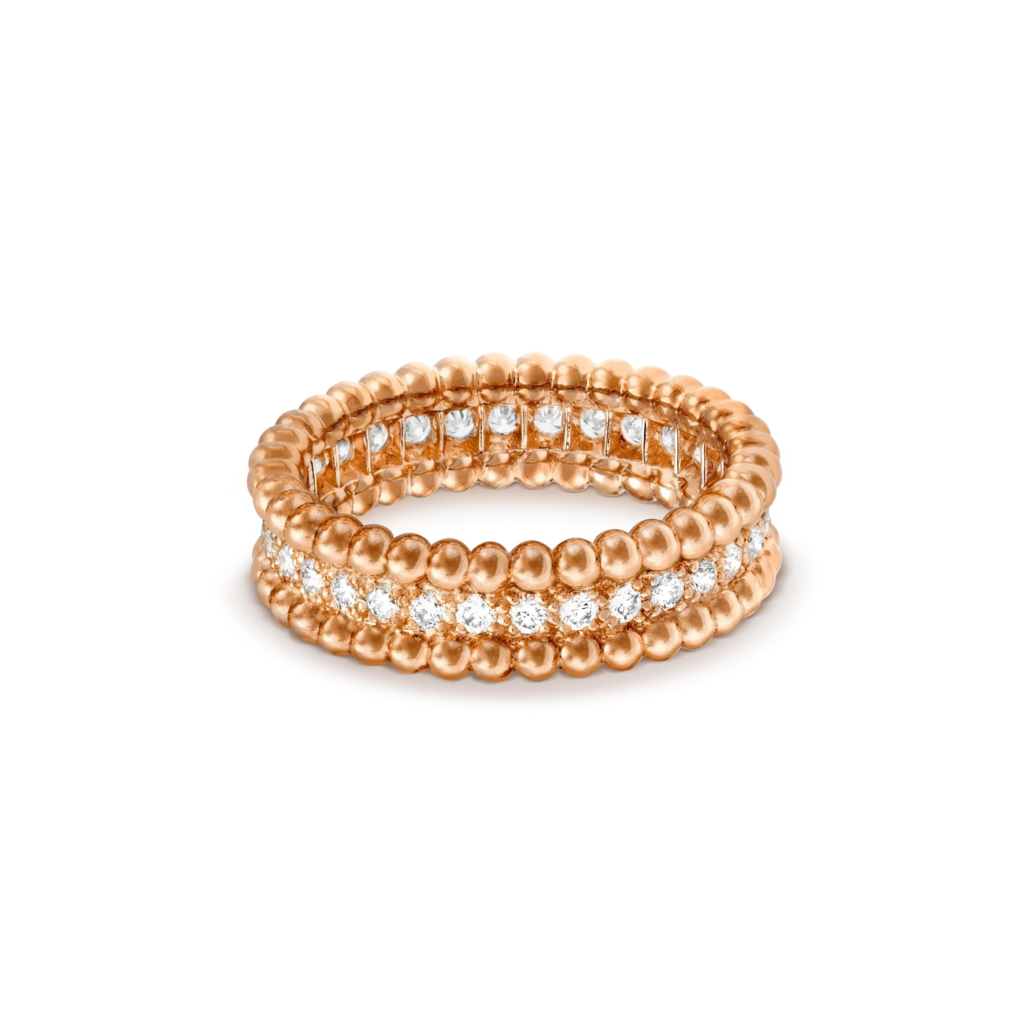 [LORA]PERLEE DIAMOND ROSE GOLD RING