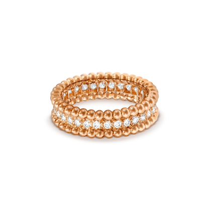 [LORA]PERLEE DIAMOND ROSE GOLD RING